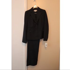 Navy Pant Suit Set